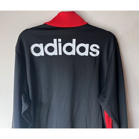 adidas MENS L SAMBA FUTEBOL CLUB SOCCER‎ BRAZIL BRASIL JACKET BLACK RED RARE - Picture 5 of 7
